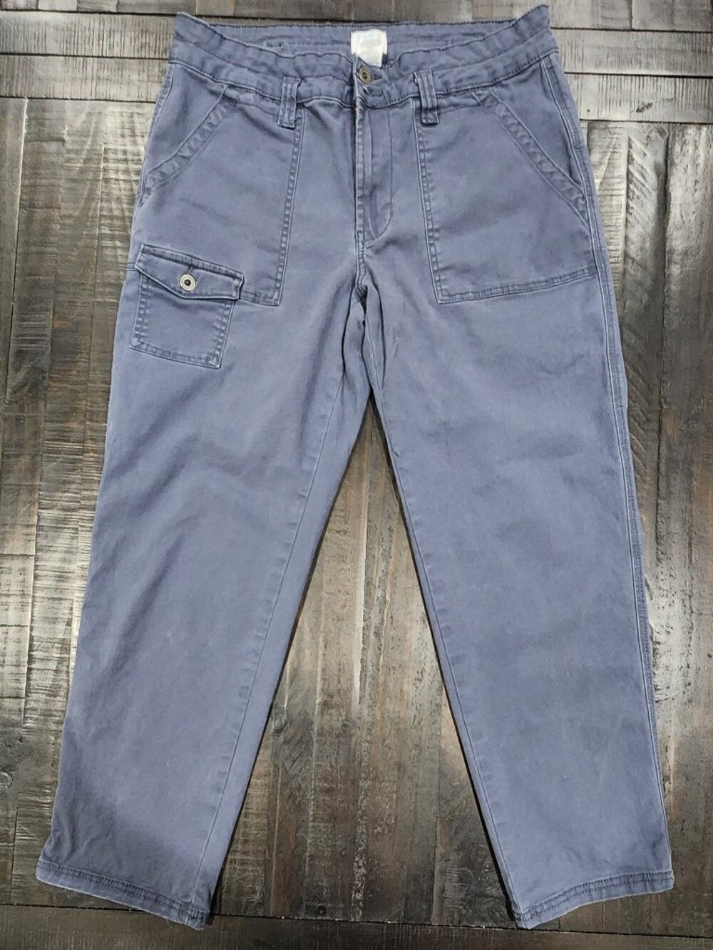 TIME AND TRU WOMEN'S BLUE GRAYISH PANTS-SIZE 12-GREAT CONDITION